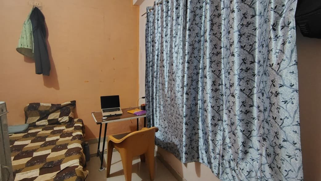 Room with attached bathroom